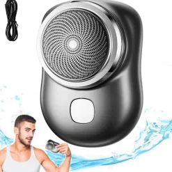 2023 New Upgrade Powerful Storm Shaver Men's Electric Shavers, Rechargeable USB Electric Shaver, Portable Mini Shaver, Pocket Size Wet and Dry, Easy One-Button Use