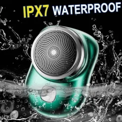 2023 New Upgrade Powerful Storm Shaver Men's Electric Shavers, Rechargeable USB Electric Shaver, Portable Mini Shaver, Pocket Size Wet and Dry, Easy One-Button Use