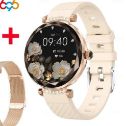 696 NX7PRO Smart Watch 1.19 inch Smartwatch Fitness Running Watch Bluetooth ECG+PPG Pedometer Call Reminder Compatible with Android iOS Women Hands-Free Calls Message Reminder IP 67 40mm Watch Case