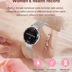 696 NX7PRO Smart Watch 1.19 inch Smartwatch Fitness Running Watch Bluetooth ECG+PPG Pedometer Call Reminder Compatible with Android iOS Women Hands-Free Calls Message Reminder IP 67 40mm Watch Case