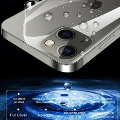 [4 Pack] Back Screen Protector For Apple iPhone 16 iPhone 15 Pro Max Plus iPhone 14 13 12 11 Pro Max Mini X XR XS Max 8 7 Plus TPU Hydrogel Self-healing Anti-Fingerprint High Definition Ultra Thin