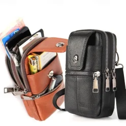 1 Pack Belt Pouch / Belt Bag Clip On Phone Case Portable Zipper Large Capacity Phone Case Dry Bag Mobile Rain Cover for For iPhone 14 Pro Max 13 12 Mini 11 Samsung Galaxy S22 Ultra Plus S21 A73 A53