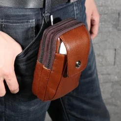 1 Pack Belt Pouch / Belt Bag Clip On Phone Case Portable Zipper Large Capacity Phone Case Dry Bag Mobile Rain Cover for For iPhone 14 Pro Max 13 12 Mini 11 Samsung Galaxy S22 Ultra Plus S21 A73 A53