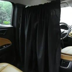 2 Pack Car Divider Curtain Blackout, Car Privacy Curtains Dividers, Detachable Car Screens Sun Shades for Car & Van Travel Camping to Protect Sleep