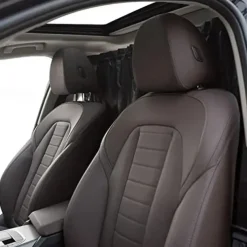 2 Pack Car Divider Curtain Blackout, Car Privacy Curtains Dividers, Detachable Car Screens Sun Shades for Car & Van Travel Camping to Protect Sleep