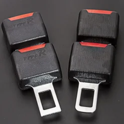2 Pack Car Seat Belt Clip Extension Plug Seat Belt Extenders for Cars Universal Black Car Safety Seat Lock Buckle Seatbelt Clip Extender Automotive Converter Accessories