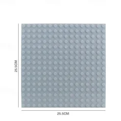 4 Pack Classic Baseplates Building Plates for Building Bricks Compatible with All Major Brands and Activity Table-Baseplate 10 x 10 Age 3 and up Multicolored