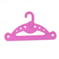 20 Pack Doll Full-Outfit Clothes Hangers for 18 Doll Clothes- Unique Design Holds Your Top & Bottom at Once Including Dresses Pants Shirts Skirts & Accessories