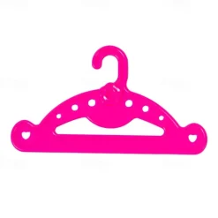 20 Pack Doll Full-Outfit Clothes Hangers for 18 Doll Clothes- Unique Design Holds Your Top & Bottom at Once Including Dresses Pants Shirts Skirts & Accessories