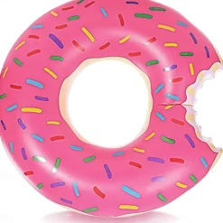 2 PACK Donut Pool Floats Donut Pool Floatie Donut Tube Pool Doughnut Pool Float Donut Inflatables Doughnut Inner Tube Doughnut Pool Floatie Donut Pool Ring Donut Swimming Ring for Beach Pool