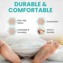 8 Pack Hammer Toe Corrector Toe Splint For Broken Toes Brace Orthopedic Separator Cushioned Bandages Heal Wrap Toe Straighteners for Crooked Toes