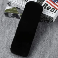 2 Pack Imitation Sheepskin Seat Belt Pads, Soft Shoulder and Neck Cushion, Imitation Wool, Car Interior Accessory