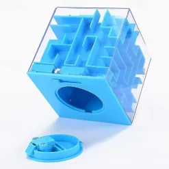 2 Pack Maze Piggy Bank Funny Money Jars Money Maze Puzzle Box Perfect Money Holder Puzzle and Brain Teasers for Teenagers and Adults