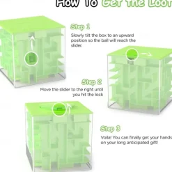 2 Pack Maze Piggy Bank Funny Money Jars Money Maze Puzzle Box Perfect Money Holder Puzzle and Brain Teasers for Teenagers and Adults