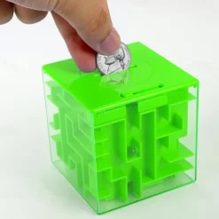 2 Pack Maze Piggy Bank Funny Money Jars Money Maze Puzzle Box Perfect Money Holder Puzzle and Brain Teasers for Teenagers and Adults
