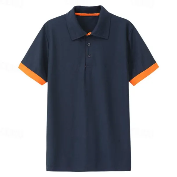 3 Pack Men's Golf T-Shirt Polo Shirt Casual Sports Lapel Short Sleeve Fashion Basic Color 3-Piece Summer Regular Fit Gray Black Navy Blue Blue Wine White Polo Shirt