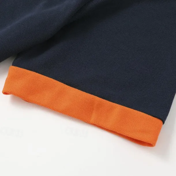 2 Pack Men's Polo Shirt Golf Shirt Sports Lapel T Shirt Short Sleeve Fashion Basic Color Summer Regular Fit Dark Blue White Blue White Black Golf T Shirt