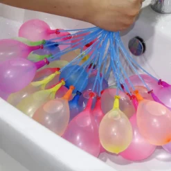 111 Pack Rapid-Filling Self-Sealing Water Balloons for Outdoor Family Friends Children Summer Fun
