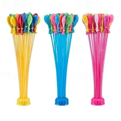 111 Pack Rapid-Filling Self-Sealing Water Balloons for Outdoor Family Friends Children Summer Fun