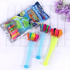 111 Pack Rapid-Filling Self-Sealing Water Balloons for Outdoor Family Friends Children Summer Fun