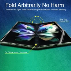[6 Pack] Screen Protector + Camera Lens Protector Front and Back Screen Protector For Samsung Galaxy Z Fold 7 Z Fold 6 Z Fold 5 Z Fold 4 Z Fold 3 Tempered Glass TPU Hydrogel 9H Hardness