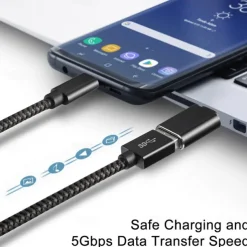 4 Pack USB C Female to USB Male Adapter Type C to USB Adapter USBC to A Power Charger Cable Converter for iPhone 13 12 Mini Pro Max,Samsung Galaxy S22,iPad Mini Air Pro i-Watch Series 7