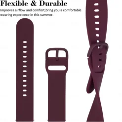 3 Pack Watch Band for Garmin Forerunner 255S / 255S Music Venu 2S Vivoactive 4S Vivomove 3S Soft Silicone Replacement Strap Quick Release 18mm Sport Band Wristband
