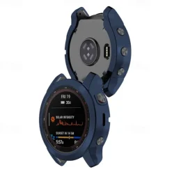 2 Pack Watch Case Compatible with Garmin Fenix 7S / Fenix 7 / Fenix 7X Scratch Resistant Ultra-thin Shockproof Soft TPU Watch Cover