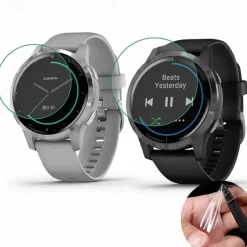 3 Pack Watch Screen Protector Compatible with Garmin Vivosmart 4 Venu Garmin Active Garmin Vivoactive 4 Vivoactive 4S Privacy Screen Protectors High Definition Shock Proof TPU Watch Accessories