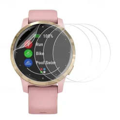 3 Pack Watch Screen Protector Compatible with Garmin Vivosmart 4 Venu Garmin Active Garmin Vivoactive 4 Vivoactive 4S Privacy Screen Protectors High Definition Shock Proof TPU Watch Accessories