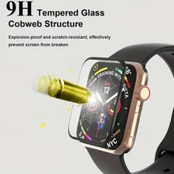 [2 Pack] Watch Screen Protector Compatible with Apple Watch Ultra 49mm Series 8 7 41mm 45mm Series 6 5 4 SE 40mm 44mm Series 3 2 1 38mm 42mm Max Coverage Touch Sensitive Bubble Free Soft Film Watch