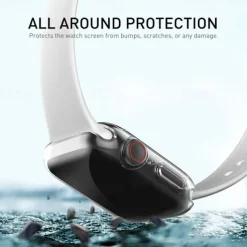 3 Pack Waterproof Apple Watch Case For Series 7 / SE / 6/5/4/3/2/1 Apple Watch Screen Protector Full Coverage TPU Cover 38mm 42mm 44mm 40mm 41mm 45mm