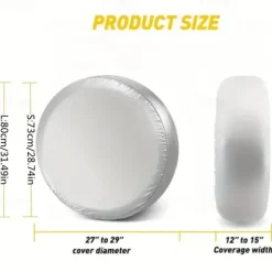 4 Pack Waterproof Tire Covers Protect Your RV Trailer Camper Wheels from Corrosion!