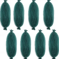 8 Packs Pre-Separated Springy Afro Twist Hair Suitable for Damaged Soft Locs Synthetic Marley Twist Braiding Hair