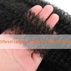 8 Packs Pre-Separated Springy Afro Twist Hair Suitable for Damaged Soft Locs Synthetic Marley Twist Braiding Hair