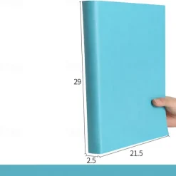 400 Pages A4 Notebook College Student Art Exquisite Thickened Large Notepad A5 Office High-end Pu Leather Work Conference Record Book Horizontal Line Diary