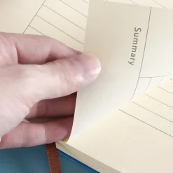 400 Pages A4 Notebook College Student Art Exquisite Thickened Large Notepad A5 Office High-end Pu Leather Work Conference Record Book Horizontal Line Diary