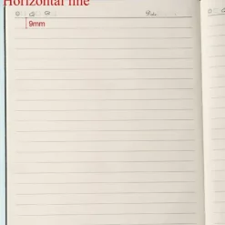 400 Pages A4 Notebook College Student Art Exquisite Thickened Large Notepad A5 Office High-end Pu Leather Work Conference Record Book Horizontal Line Diary