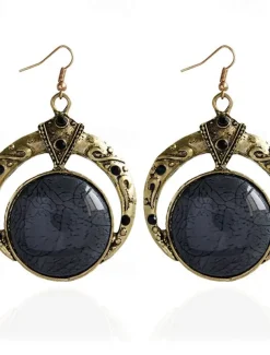 1 Pair Drop Earrings For Women's Party Evening Gift Date Alloy Vintage Style Fashion