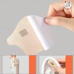 1 Pair Heel Sticker Anti-drop Heel, Foot Sports Insole Heel Sticker, Half Size Pad For Big Shoes, Adjustable Shoes Pads