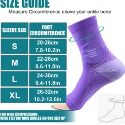 1 Pair Neuropathy Socks for Women and Men - Toeless Compression Socks Foot Neuropathy Socks, Peripheral Neuropathy Socks, Diabetic Neuropathy Socks, Arthritis Sock