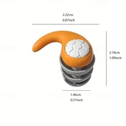 1 Pair Sleeping Ear Plugs Silicone Soft Comfortable Earplugs Sound Insulation Noise Reduction Earbuds Noise Filter Sleeping Swimming Waterproof Three Layers Mute