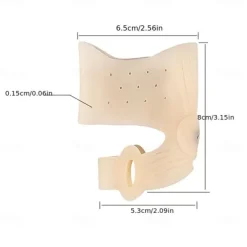1 Pair Toes Separator Bunion Bone Ectropion Adjuster Hallux Valgus Bunion Corrector Pad Toe Straightener Outer Appliance Foot Care Tool