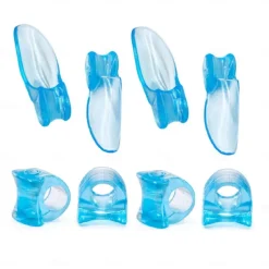 4 Pairs Big Toe Separator Bone Corrector Straightener Silicone Gel Foot Fingers Protector Bunion Adjuster Feet Massager