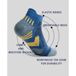 2 Pairs Men's Running Socks Low Cut Socks White Color Casual Daily Basic Medium Four Seasons Stylish Traditional Classic