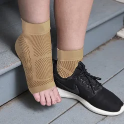 2/4 pairs Neuropathy Socks Compression Socks Ankle Compression Sleeve for Sports: Relieves Plantar Fasciitis, Achilles Tendonitis, Joint Pain, Reduces Swelling, Provides Heel Support