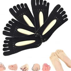 5 Pairs Orthopedic Toe Compression Sock Women's Toe Socks Projoint Antibunions Health Sock - Sock Align Toe Socks for Bunion - Anti Bunion Socks for Women and Men