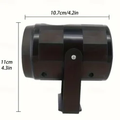 1 Pc Christmas Snowflake Projection Lamp USB Powered Indoor and Outdoor Festive Party Atmosphere Decorative Lamp