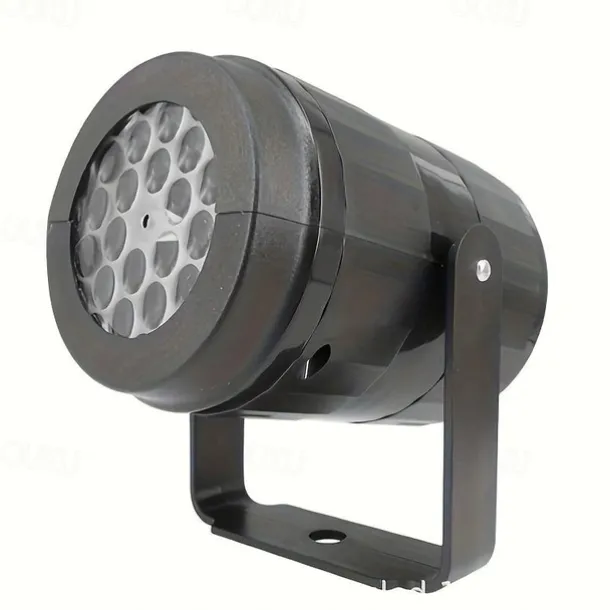 1 Pc Christmas Snowflake Projection Lamp USB Powered Indoor and Outdoor Festive Party Atmosphere Decorative Lamp