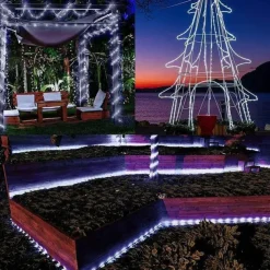 1 Pc Christmas USB Tube Light Indoor and Outdoor Courtyard Wedding Festive Decoration String Light 7M-50Led/12M-100Led/20M-200Led/30M-300Led